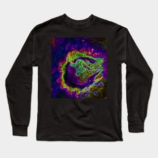 Black Panther Art - Glowing Edges 126 Long Sleeve T-Shirt